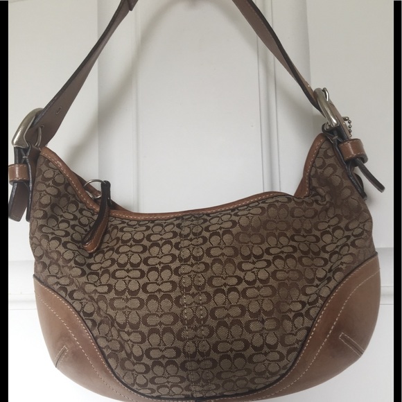 Coach Miniature Canvas Shoulder Bag - Picture 2 of 8